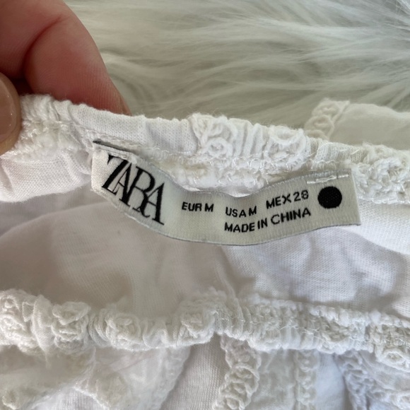 Zara crochet Crop Tank - size medium - Picture 6 of 7